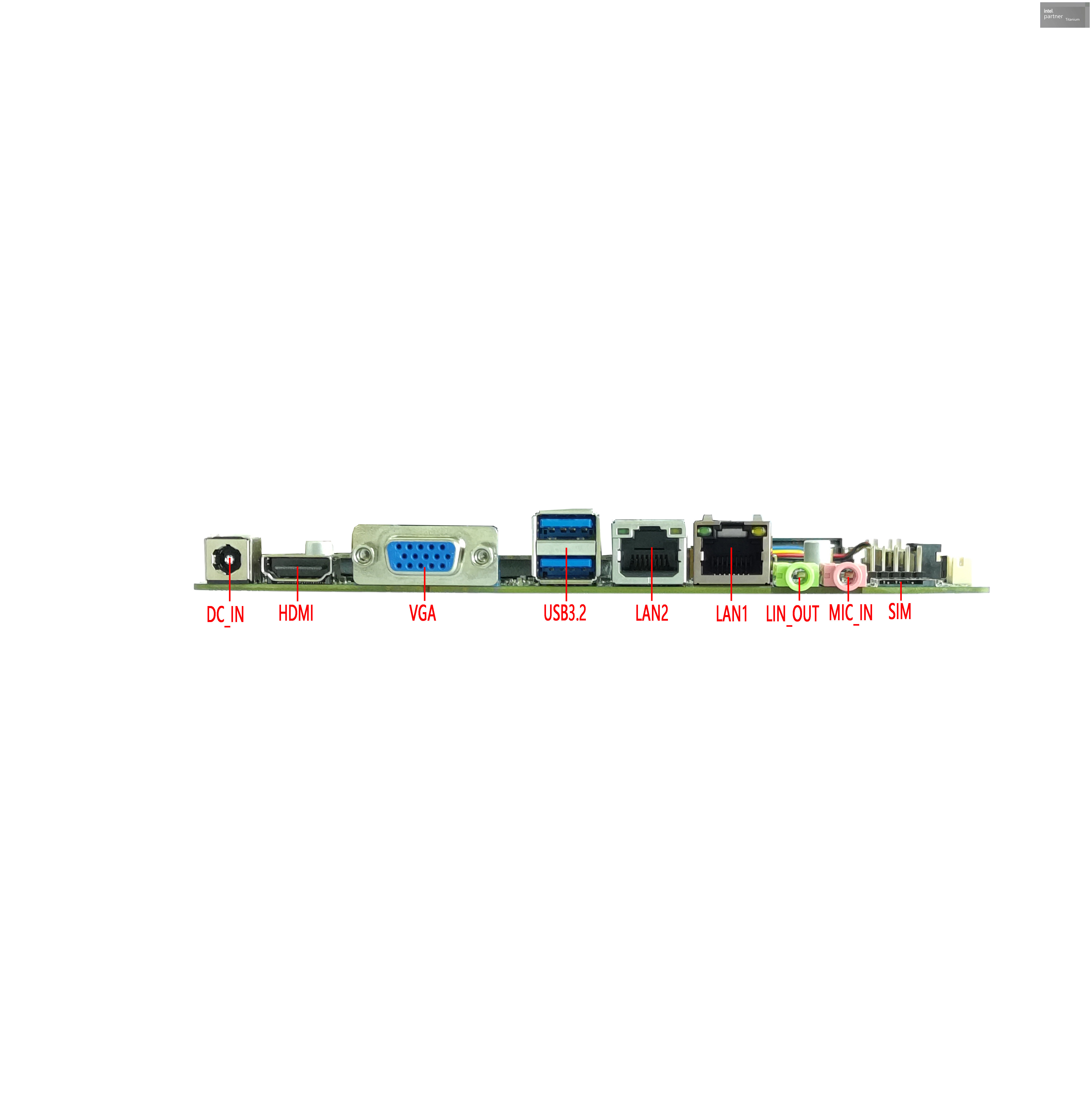 DC12V-Industrie-Motherboard U5-125U, 16 GB RAM, 512 GB SSD, WLAN, Windows 10/11 f&uuml;r die Stra&szlig;enanzeige