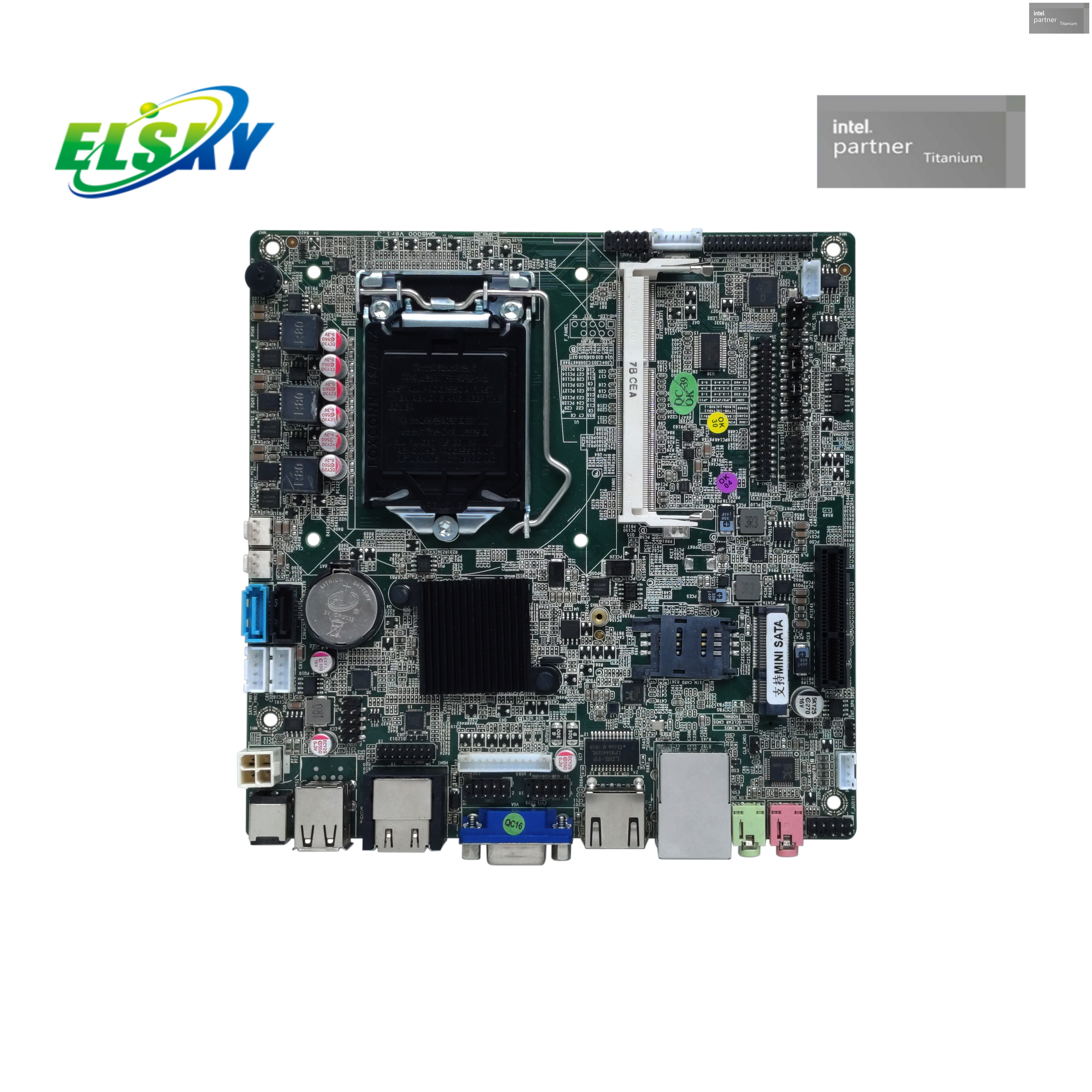 China QM8000 Industrial MB f&uuml;r Haswell 1150 CPU – Fabrik/Gro&szlig;handel kundenspezifisch – POS und Digital Signage