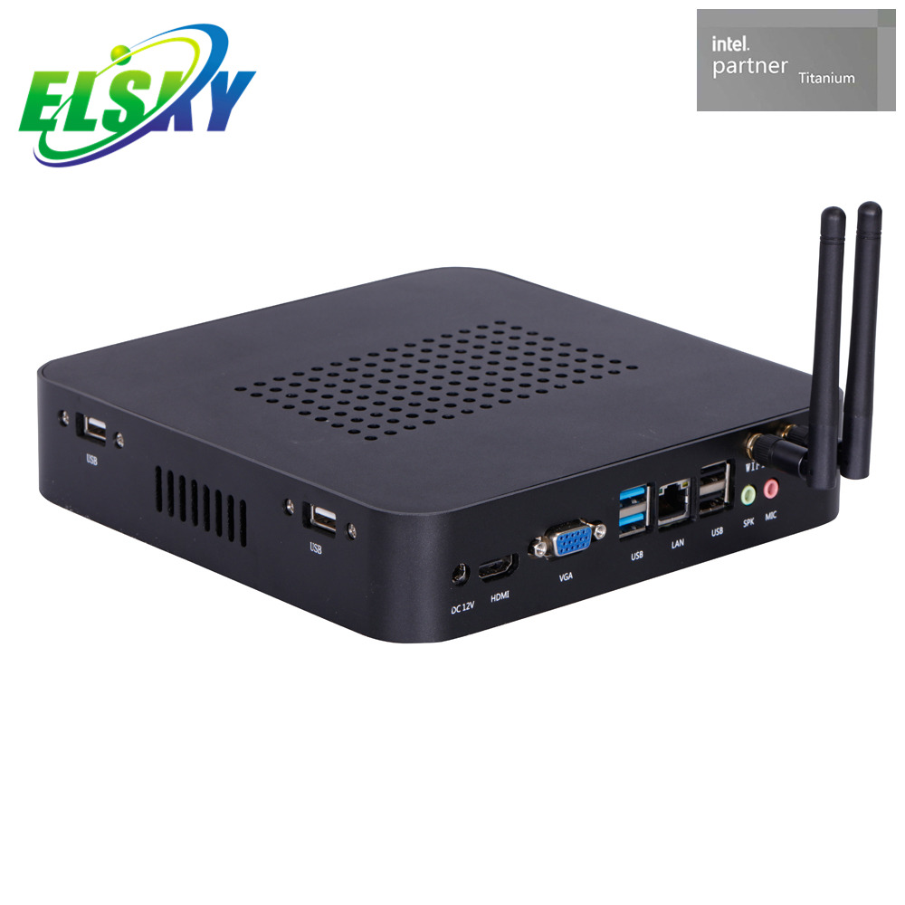 Mini PC bon march&eacute; d'usine haute performance avec processeur Intel I3 I5 I7 de 2e &agrave; 5e g&eacute;n&eacute;ration avec HDMI VGA WiFi Bluetooth