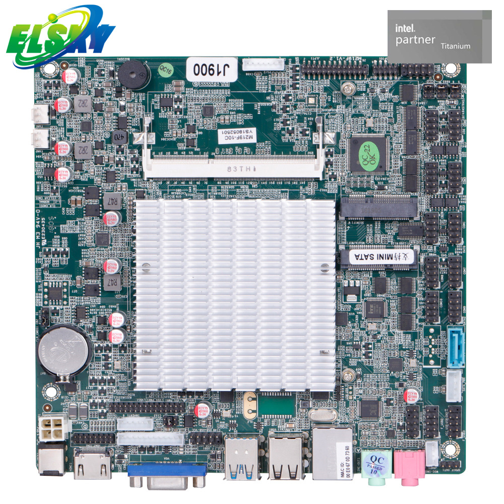Carte m&egrave;re polyvalente sans ventilateur pour PC multim&eacute;dia, ville intelligente, vente au d&eacute;tail et transport