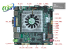 Carte m&egrave;re Nano-ITX DDR3 bon march&eacute; pour le contr&ocirc;le industriel