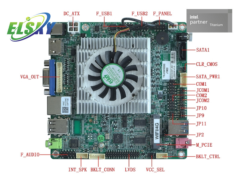 Carte m&egrave;re Nano-ITX DDR3 bon march&eacute; pour le contr&ocirc;le industriel