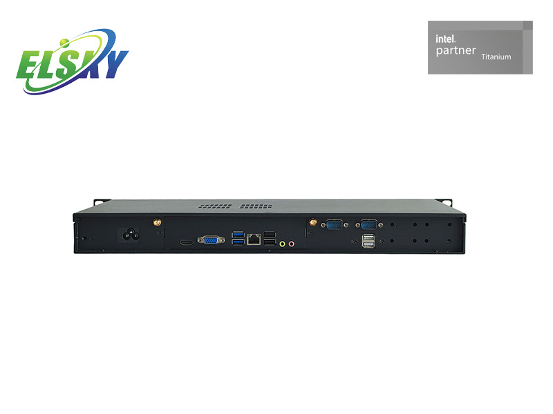  Servidor 1U de computadora industrial resistente con ventilador silencioso para servidores perimetrales