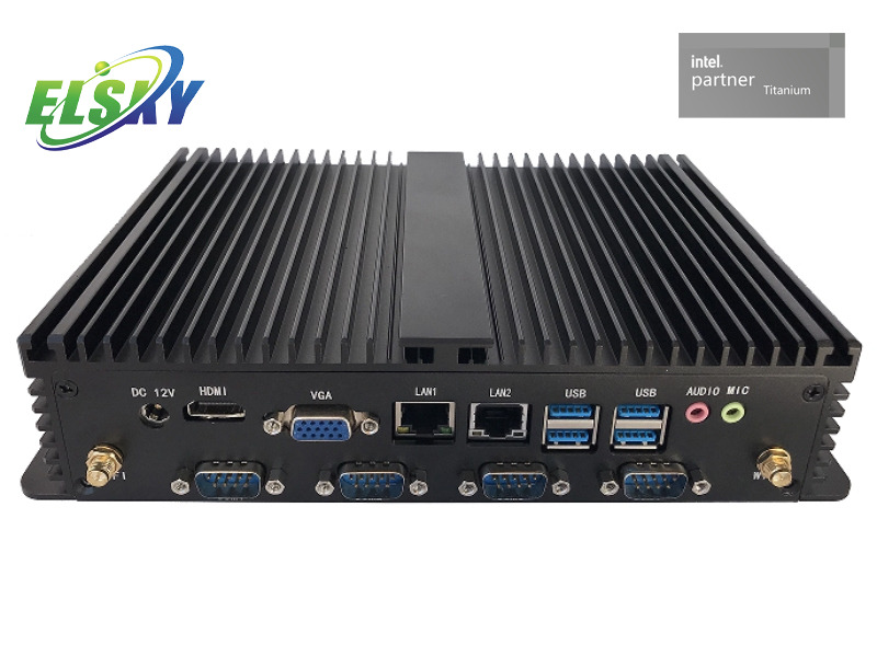 Robuster Mini-Industrie-PC mit 6 COM-Ports