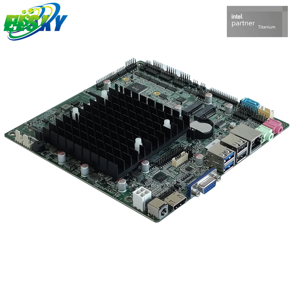 Placa base compacta integrada sin ventilador para ciudades inteligentes, finanzas, comercio minorista, transporte y exhibici&oacute;n comercial