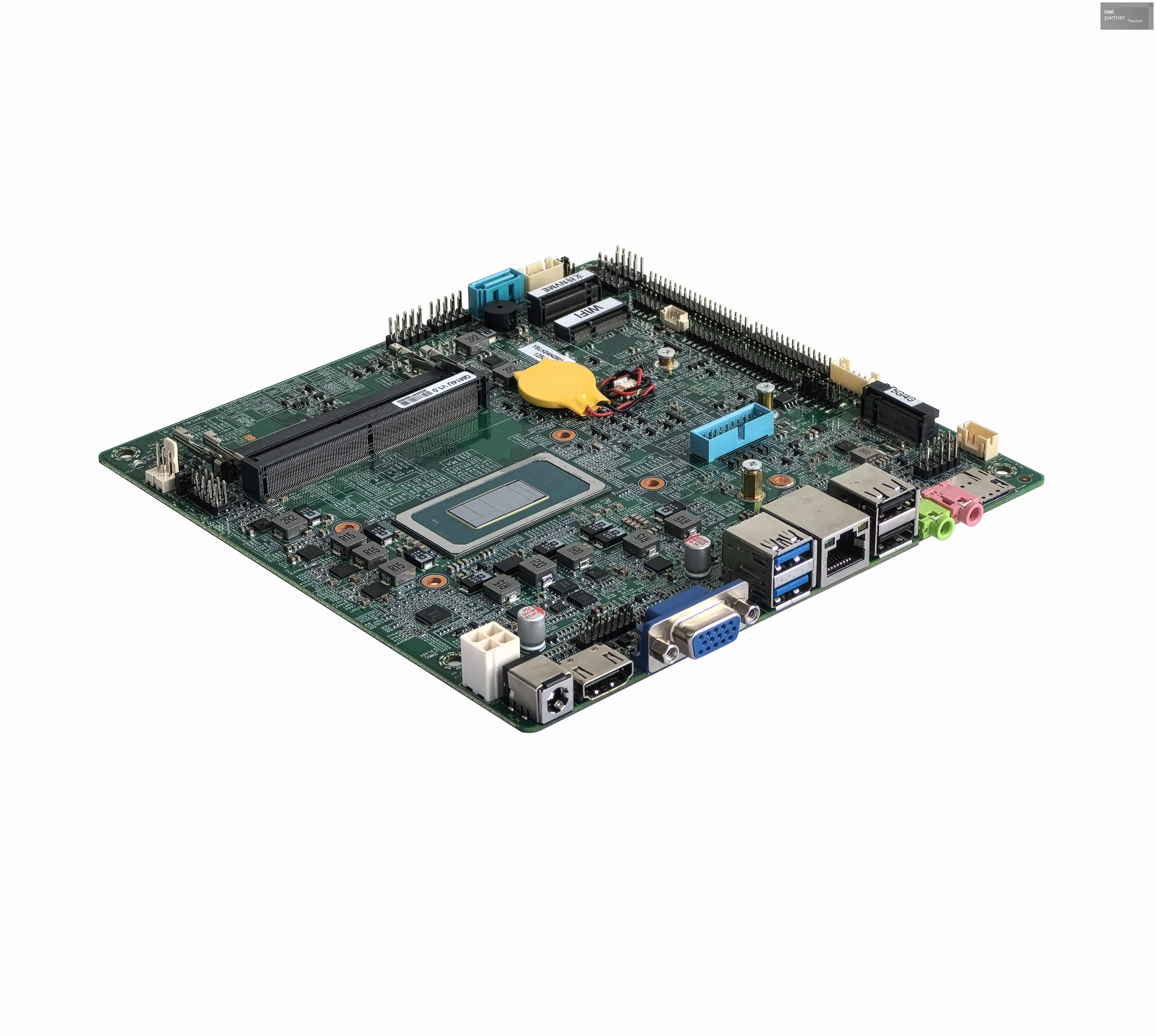 DC12V-Industrie-Motherboard U5-125U, 16 GB RAM, 512 GB SSD, WLAN, Windows 10/11 f&uuml;r die Stra&szlig;enanzeige