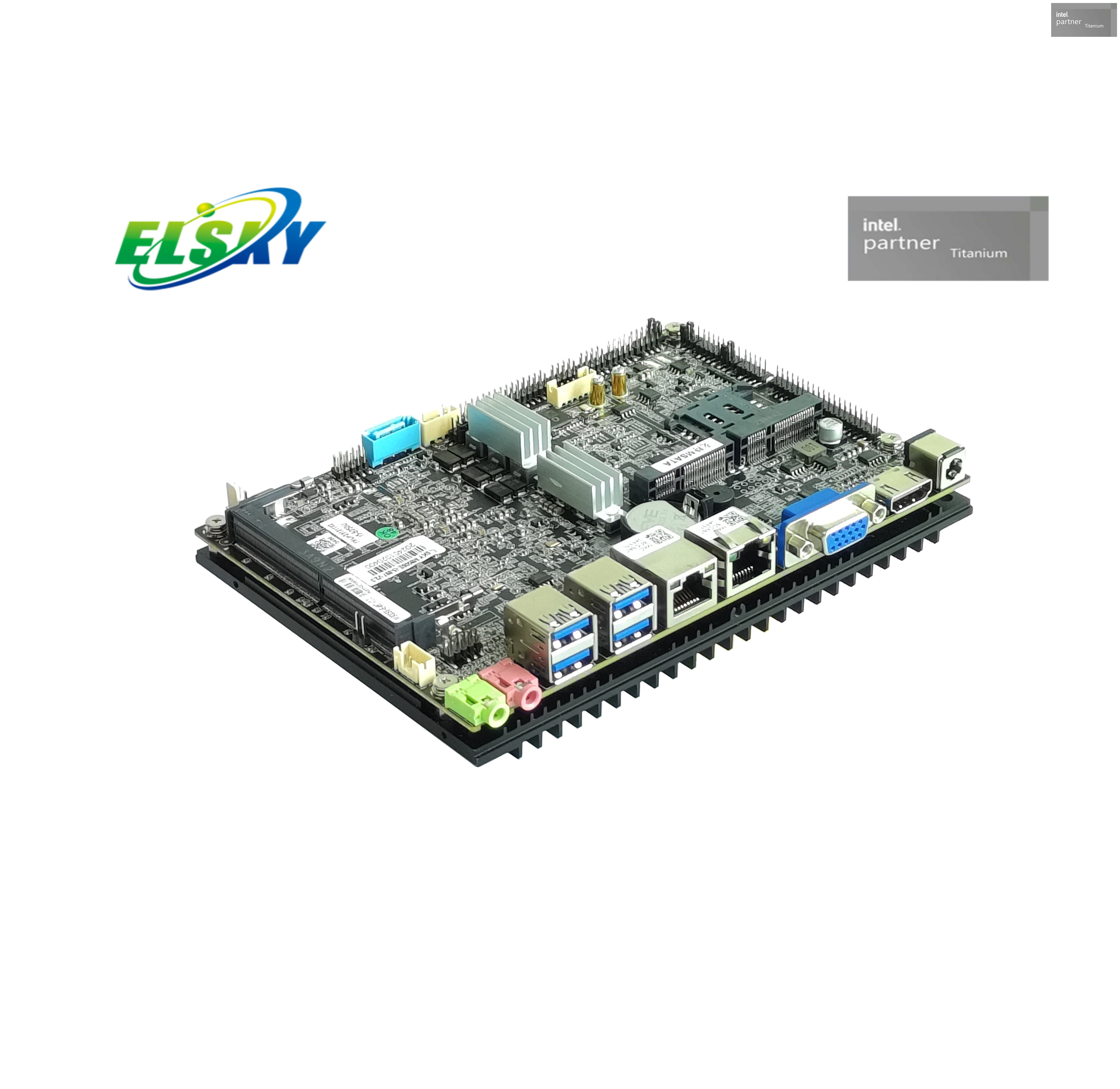 Intel Kabylake-R Industrie-Motherboard mit K&uuml;hlk&ouml;rper