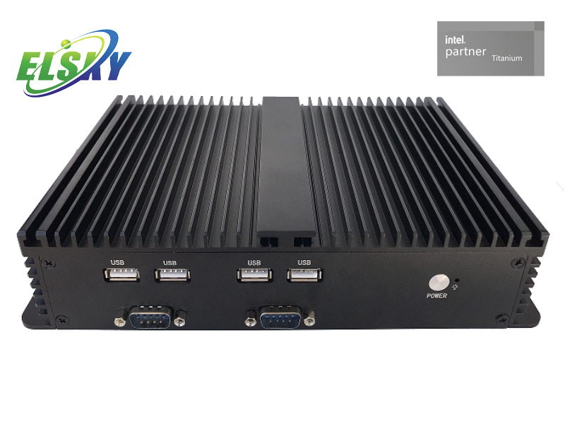Robuster Mini-Industrie-PC mit 6 COM-Ports
