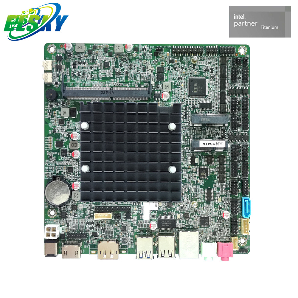 Caracter&iacute;stica: placa base rica sin ventilador y de bajo consumo de energ&iacute;a para PC empresarial, comercio minorista inteligente y transporte