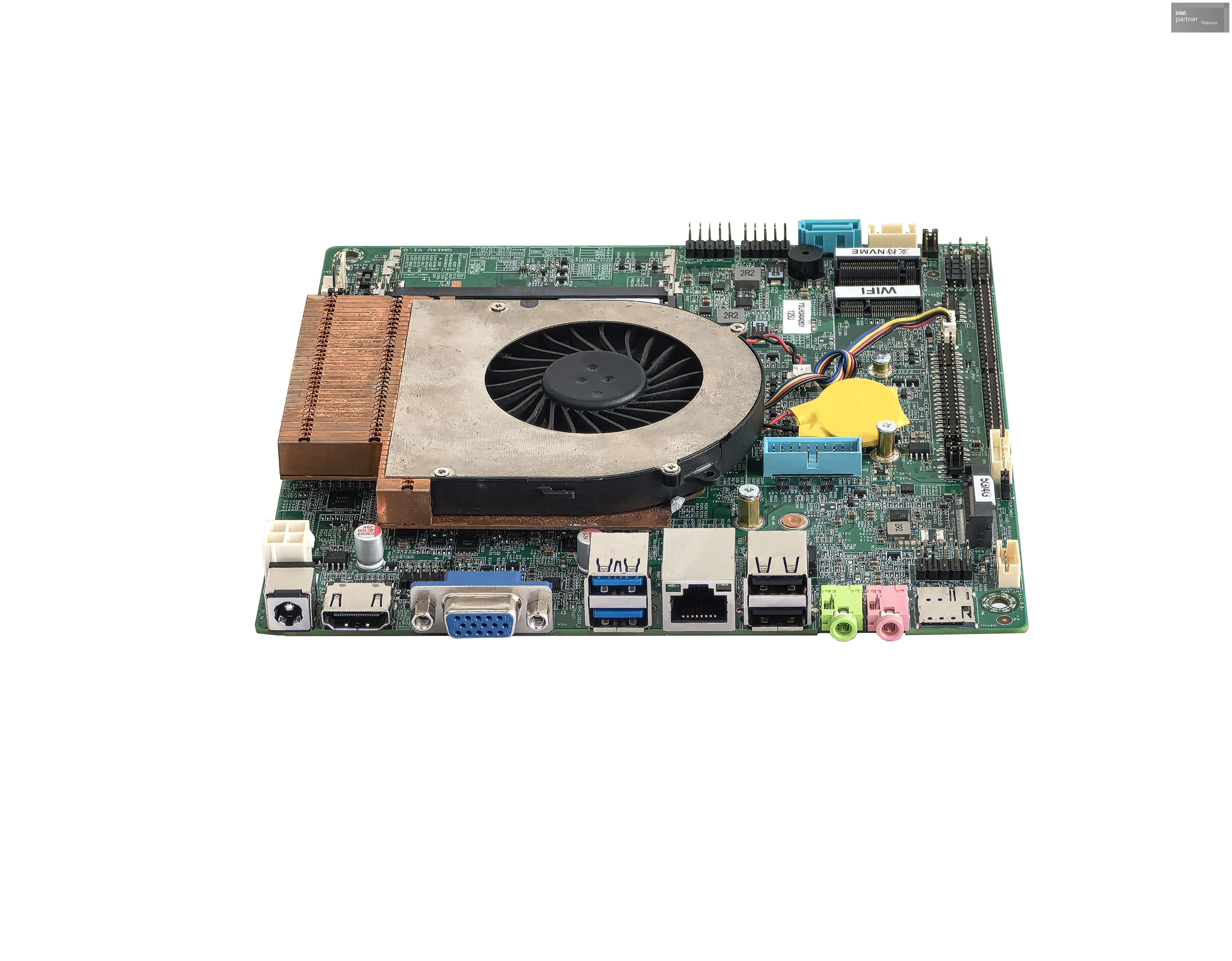 DC12V-Industrie-Motherboard U5-125U, 16 GB RAM, 512 GB SSD, WLAN, Windows 10/11 f&uuml;r die Stra&szlig;enanzeige