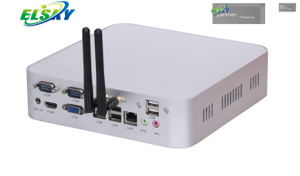 Fornecedor de PC industrial da China por atacado 1037U/I3/I5/I7 Mini PC sem ventilador para quiosques