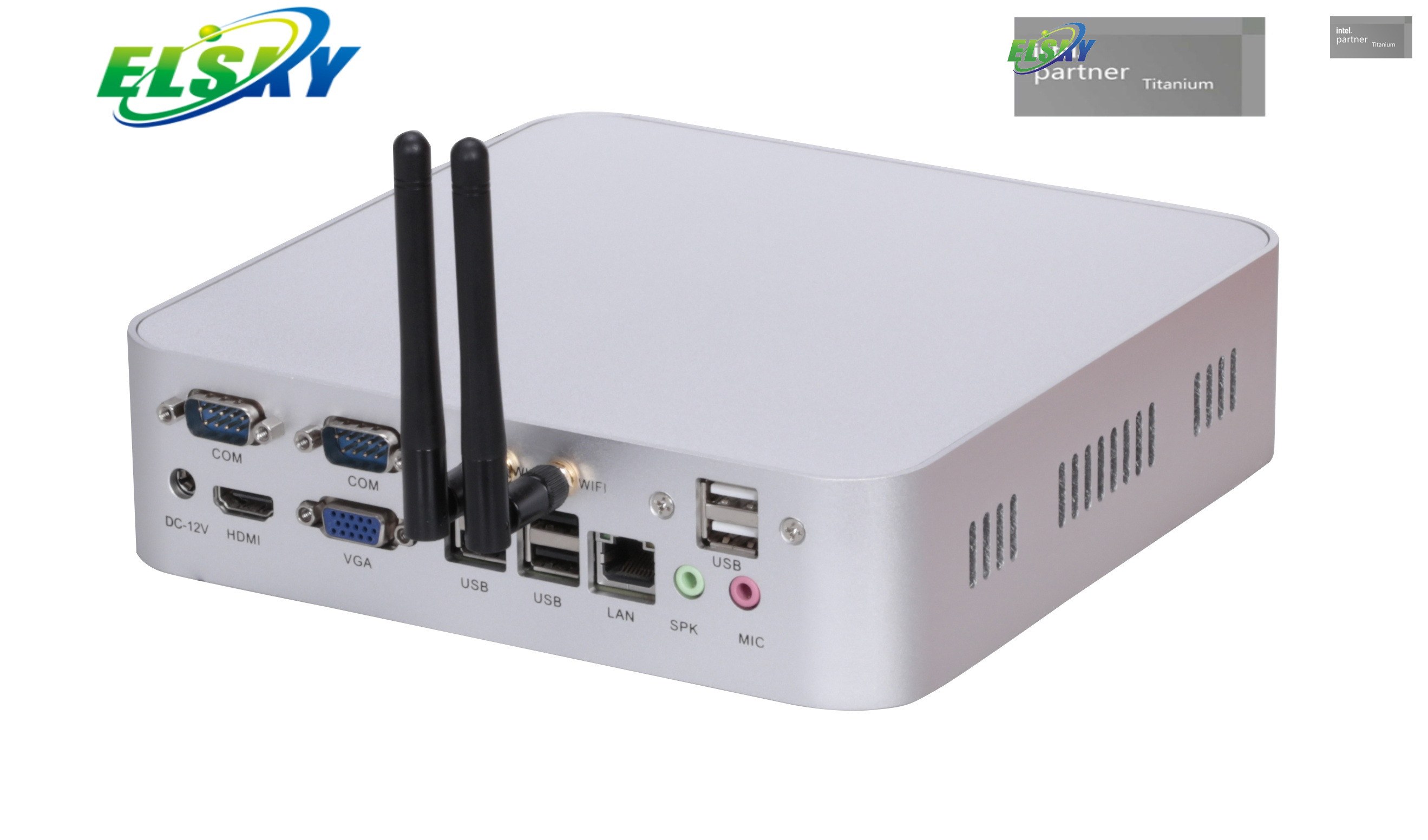Fornecedor de PC industrial da China por atacado 1037U/I3/I5/I7 Mini PC sem ventilador para quiosques