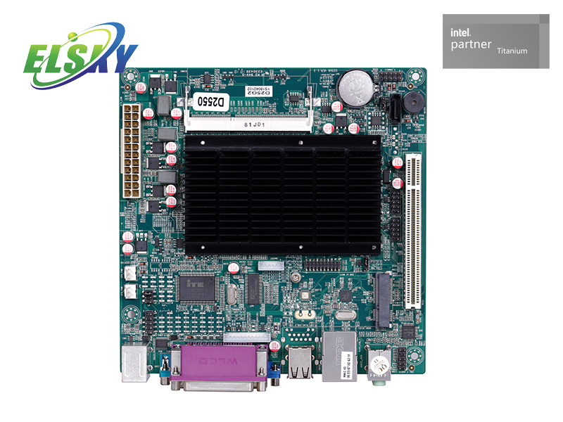 D25G2 D25G6 Intel Atom Mini-ITX Motherboard f&uuml;r l&uuml;fterlosen Industrie-PC