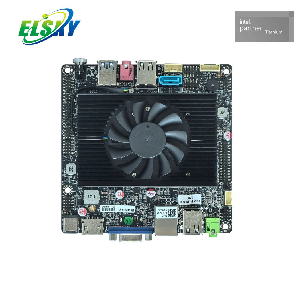 Carte m&egrave;re industrielle Intel Alder Lake-N s&eacute;rie 4K HDMI VGA LVDS Triple affichage M.2 12-24V