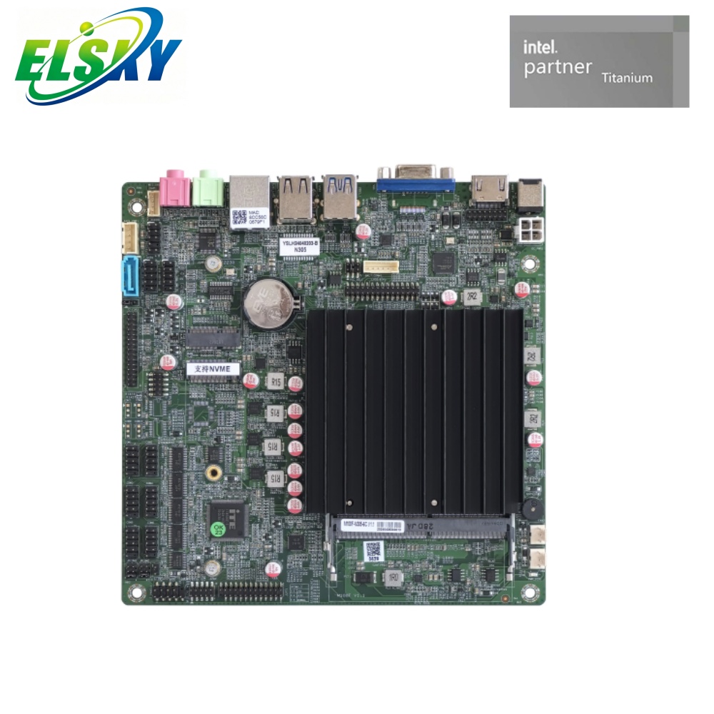 Placa base Intel Alder Lale-N serie N100 N97 N95 UHD Graphics VGA HDMI delgada sin ventilador Mini Itx del fabricante de China