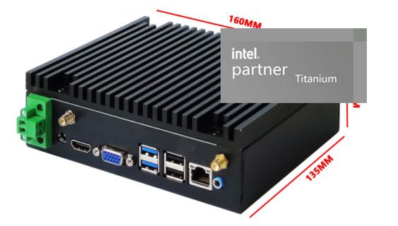 PC industrial con Intel Celeron J1900 Celeron J1800 Pentium J2900 HDMI VGA para Windows 10 Windows 8 Windows 7 Linux