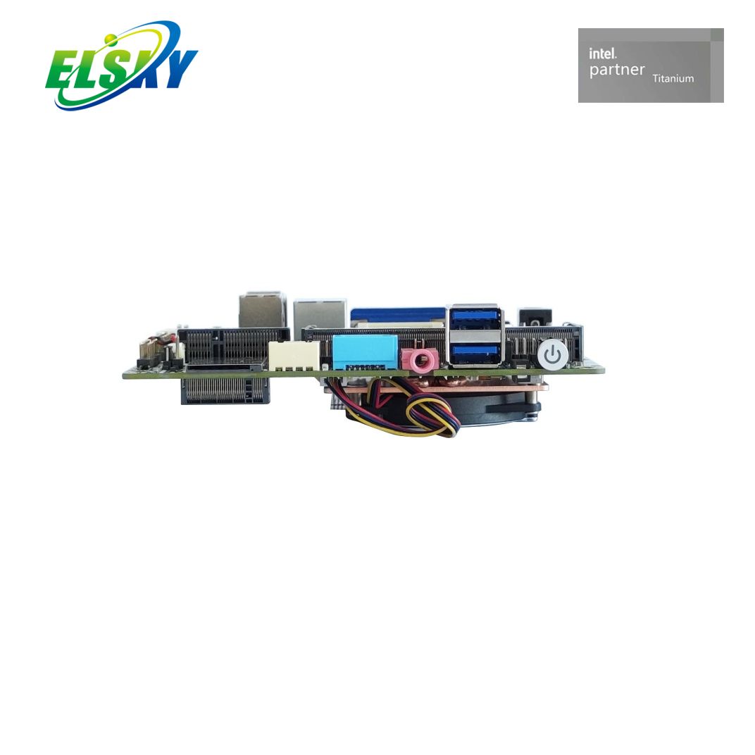 Placa industrial de fonte de alimenta&ccedil;&atilde;o de ampla tens&atilde;o DC 6&ordf; gera&ccedil;&atilde;o 4K HDMI M.2 SATA 12-19V DC