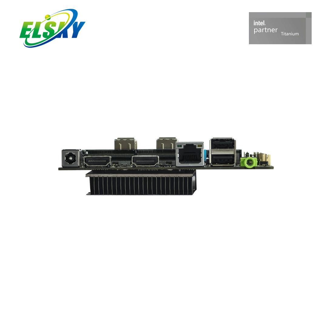 Placa industrial de amplio voltaje, 12-24V, 12.&ordf; generaci&oacute;n, 4K, HDMI, M.2, SSD, LAN dual opcional 