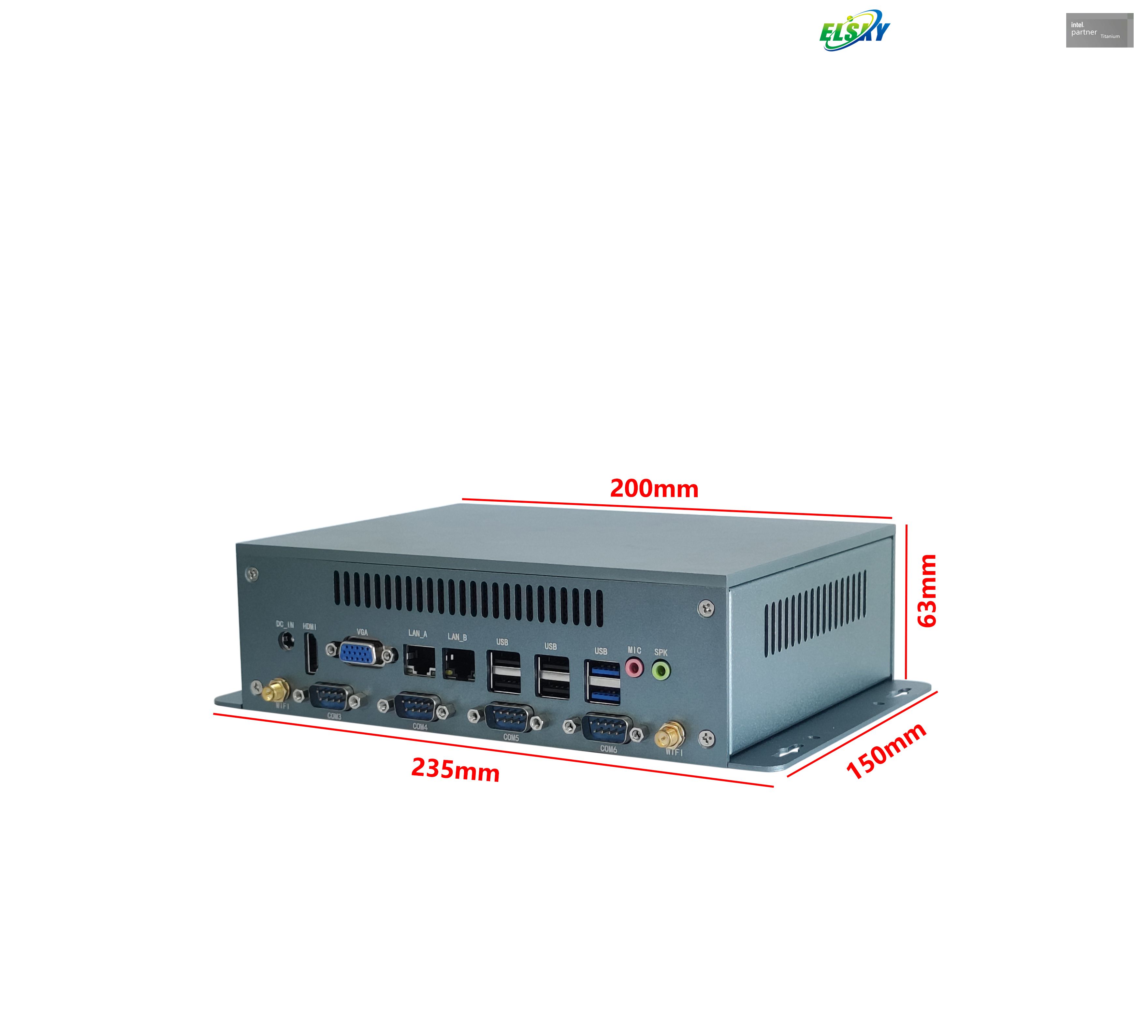 Motherboard mit mehreren LAN 2/3/4*RJ45-LAN mit Intel CPU der 8./10. Generation I3-8145U/10110U I5-8365U/10210U I7-8665U/10510U