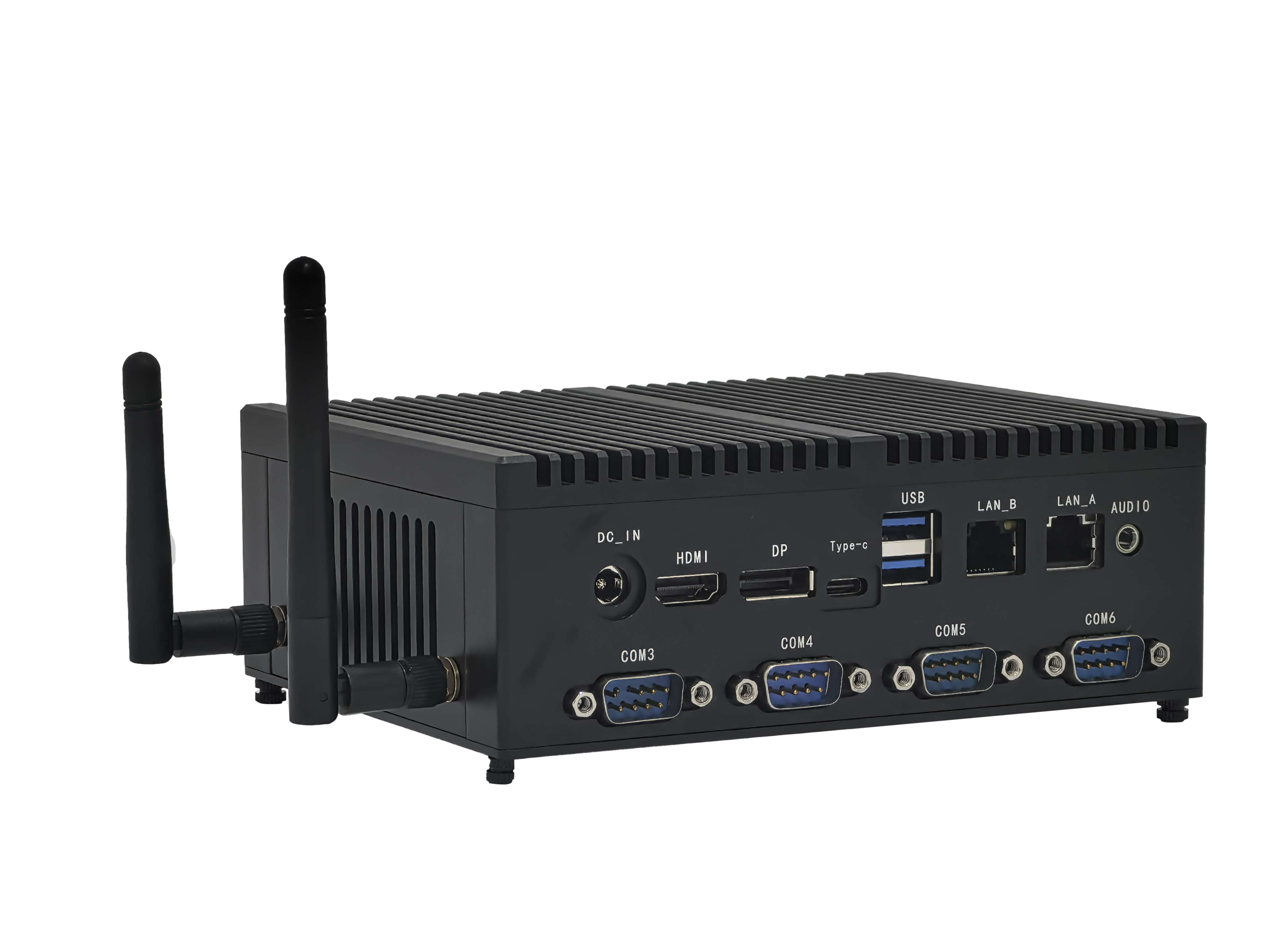 Industrie-Computer-PC mit N100 N95 N97 N305 CPU, max. 16 GB DDR4 M.2 SSD HD-MI VGA LVDS 2*SATA3.0 1000M Lan