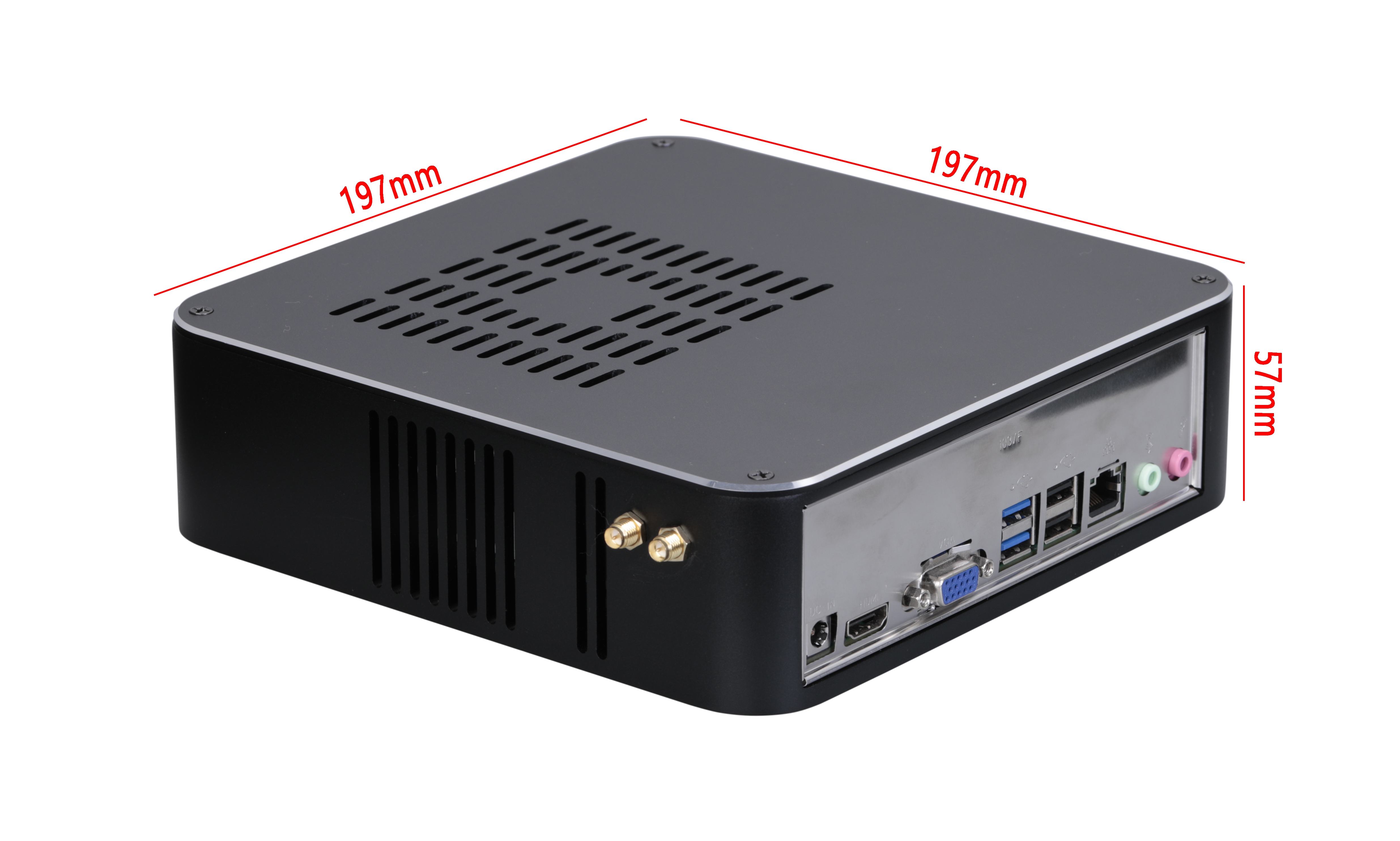 Mais recente Mini PC Core 14&ordm; 15&ordm; i3 i5 i7 4K display 2COM 2LAN 4USB 