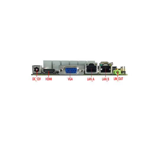 Placa-m&atilde;e nano itx j4125 cpu ddr4 HD-MI vga lvds/edp baixa pot&ecirc;ncia novo com processador para quiosque de controle industrial tela m&uacute;ltipla