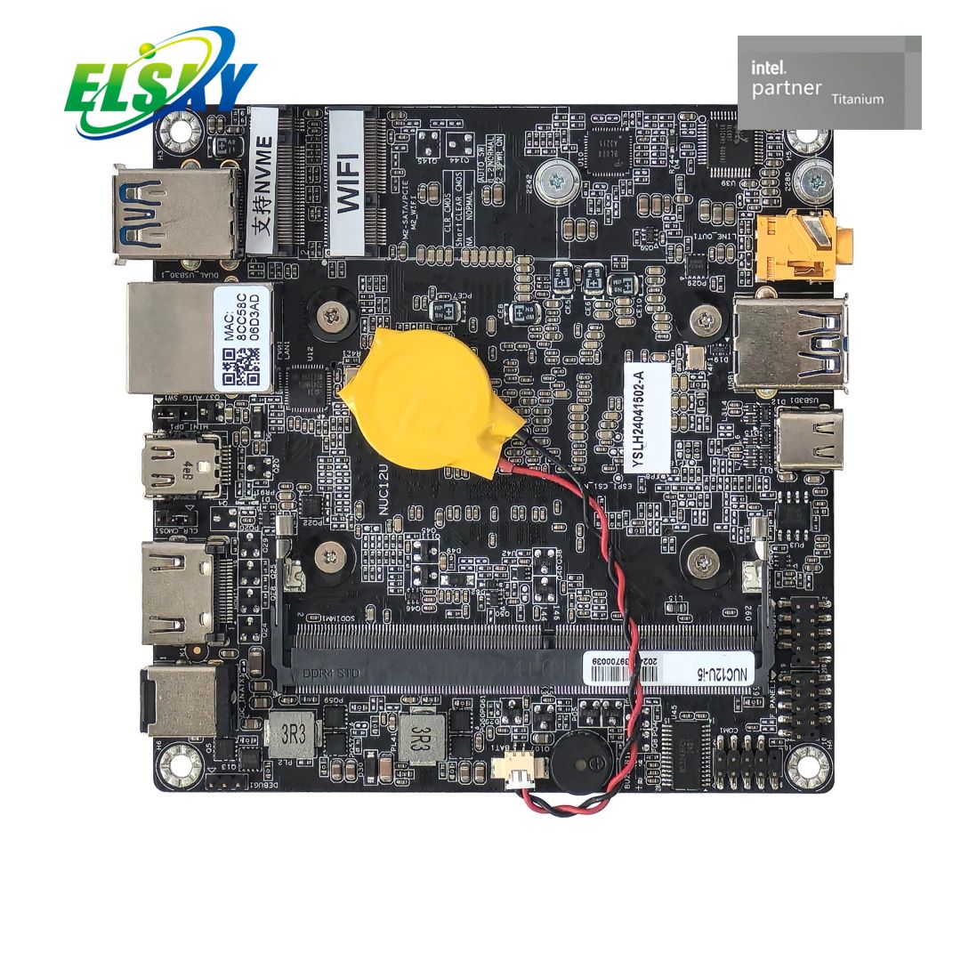 Placa incorporada DDR4 HDMI de 12&ordf; gera&ccedil;&atilde;o tipo C 12-24V de pot&ecirc;ncia ampla 