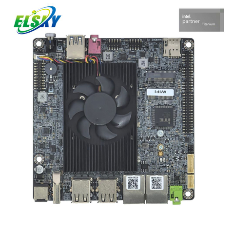 Carte industrielle J6412 Quad-Core NANO-ITX 4x 2,5GbE 4K HDMI M.2 SSD 12V/19V