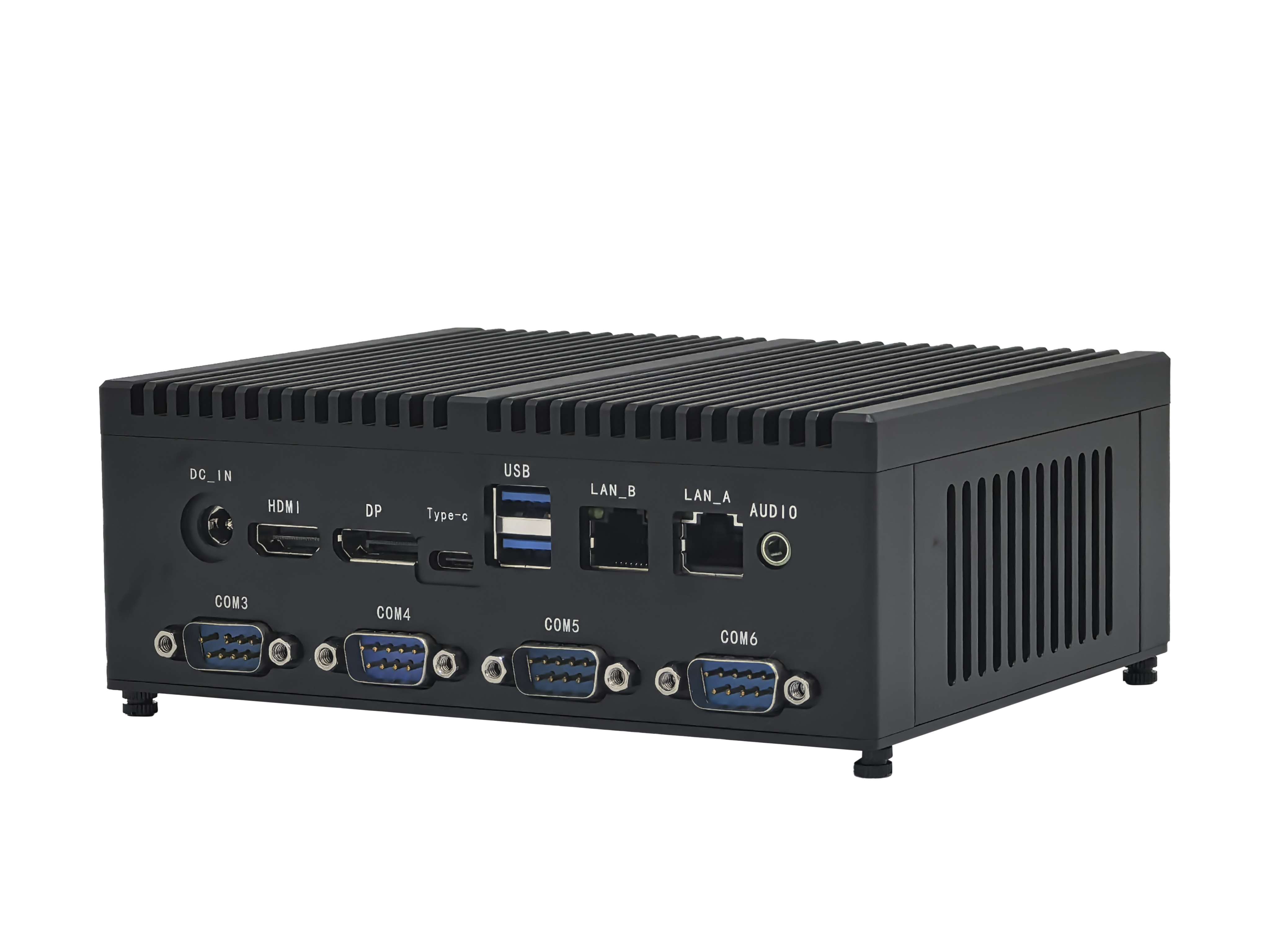 Industrie-Computer-PC mit N100 N95 N97 N305 CPU, max. 16 GB DDR4 M.2 SSD HD-MI VGA LVDS 2*SATA3.0 1000M Lan