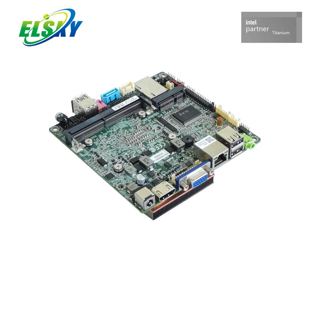 Placa industrial de fonte de alimenta&ccedil;&atilde;o de ampla tens&atilde;o DC 6&ordf; gera&ccedil;&atilde;o 4K HDMI M.2 SATA 12-19V DC