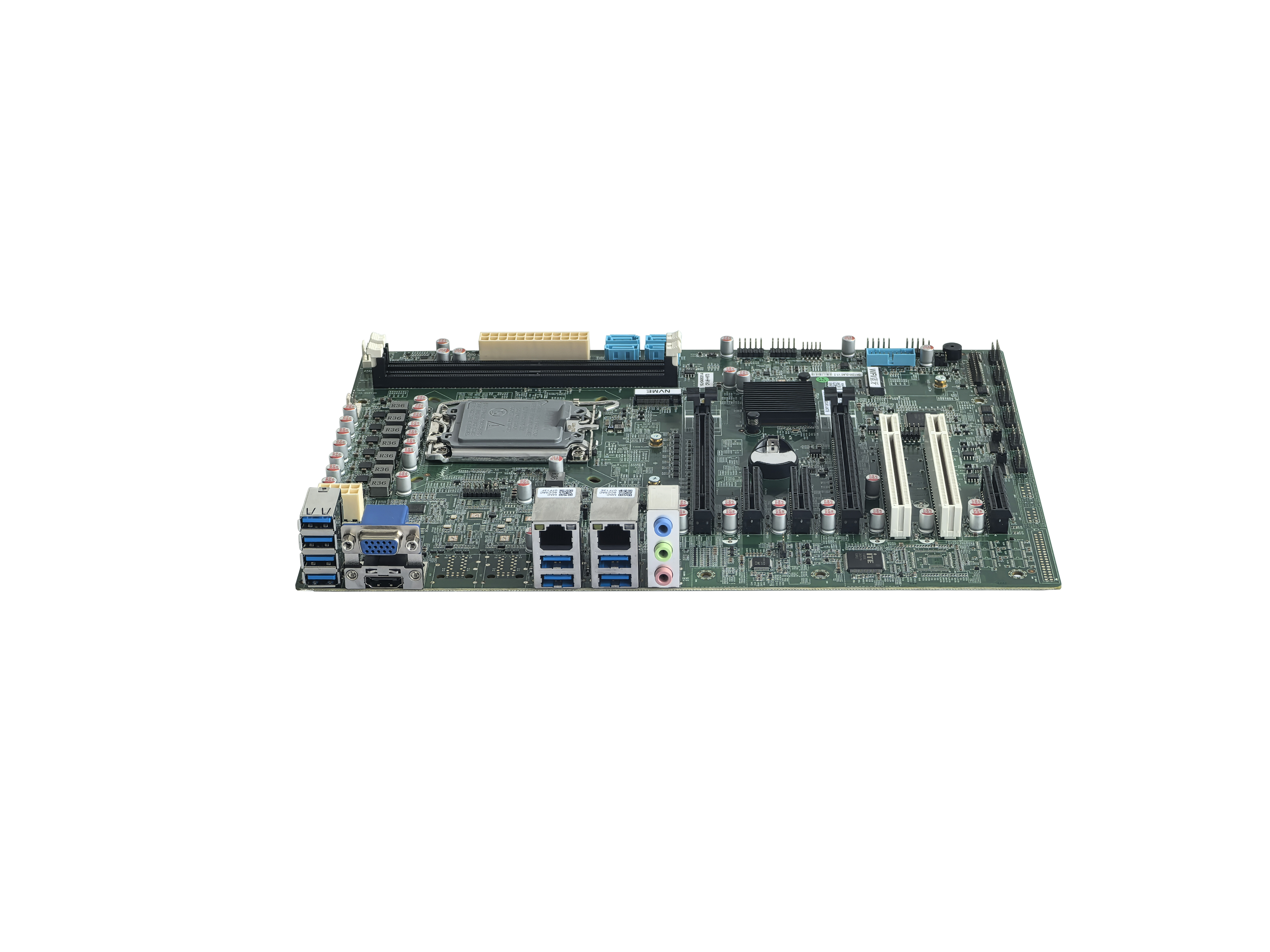 Carte m&egrave;re industrielle prenant en charge In-tel Core 12/13/14e g&eacute;n&eacute;ration, LGA1700 Core i3, i5, i7, i9, CPU ind&eacute;pendant, 2 x PCI, 1 x PCIE X16, 4K, 8K