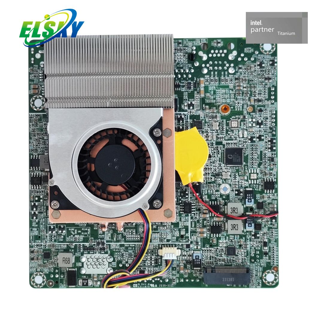 Placa industrial de fonte de alimenta&ccedil;&atilde;o de ampla tens&atilde;o DC 6&ordf; gera&ccedil;&atilde;o 4K HDMI M.2 SATA 12-19V DC